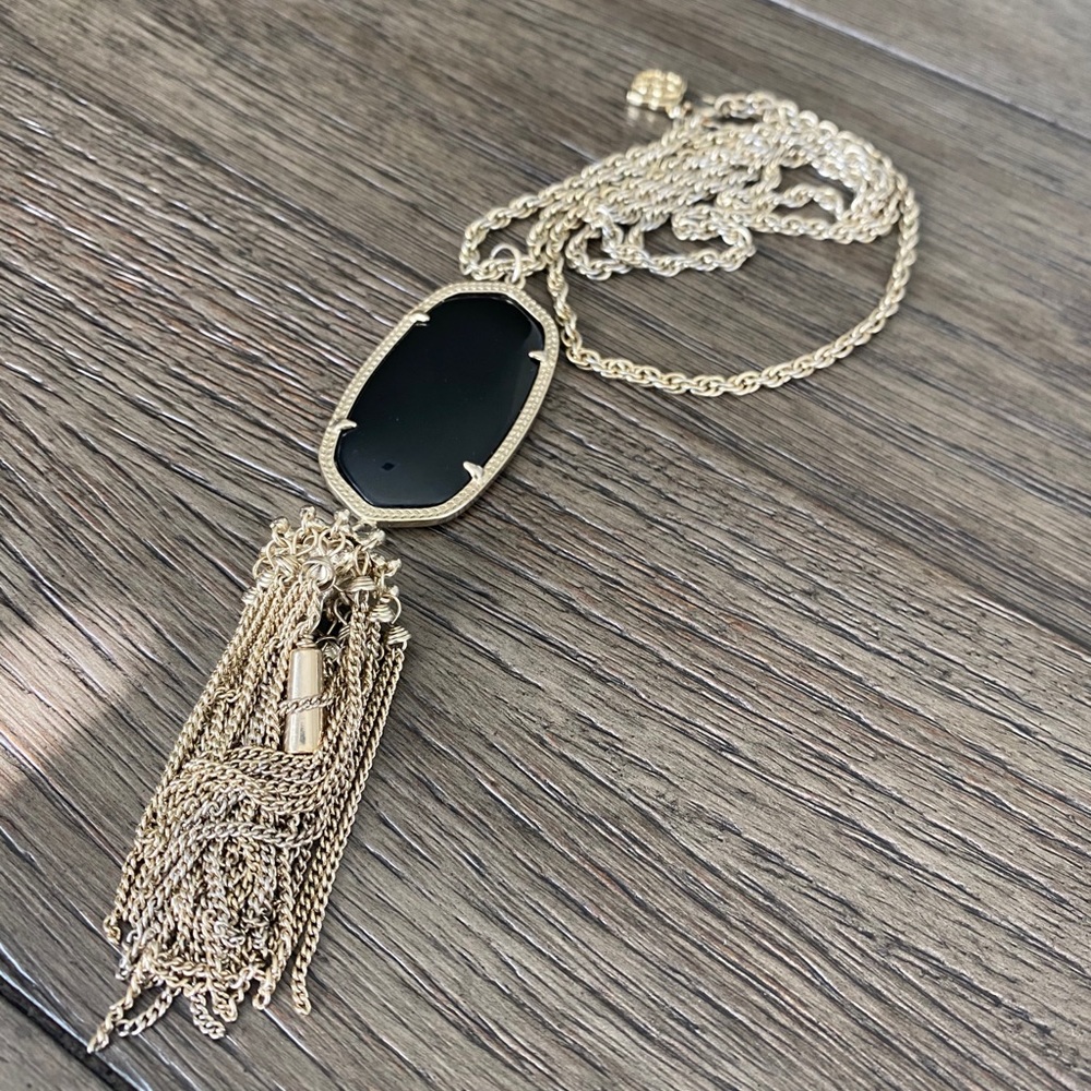Kendra Scott Rayne Necklace in Black
